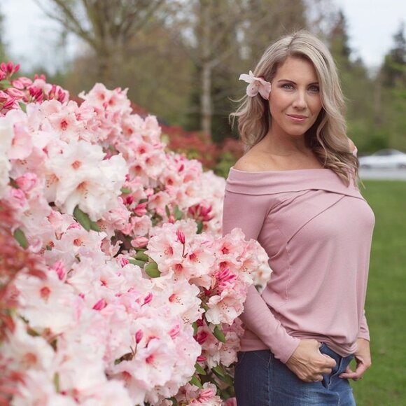 Cherish Black Fun and flirty ribbed cross cross off-the-shoulder tunic size S - Picture 3 of 16